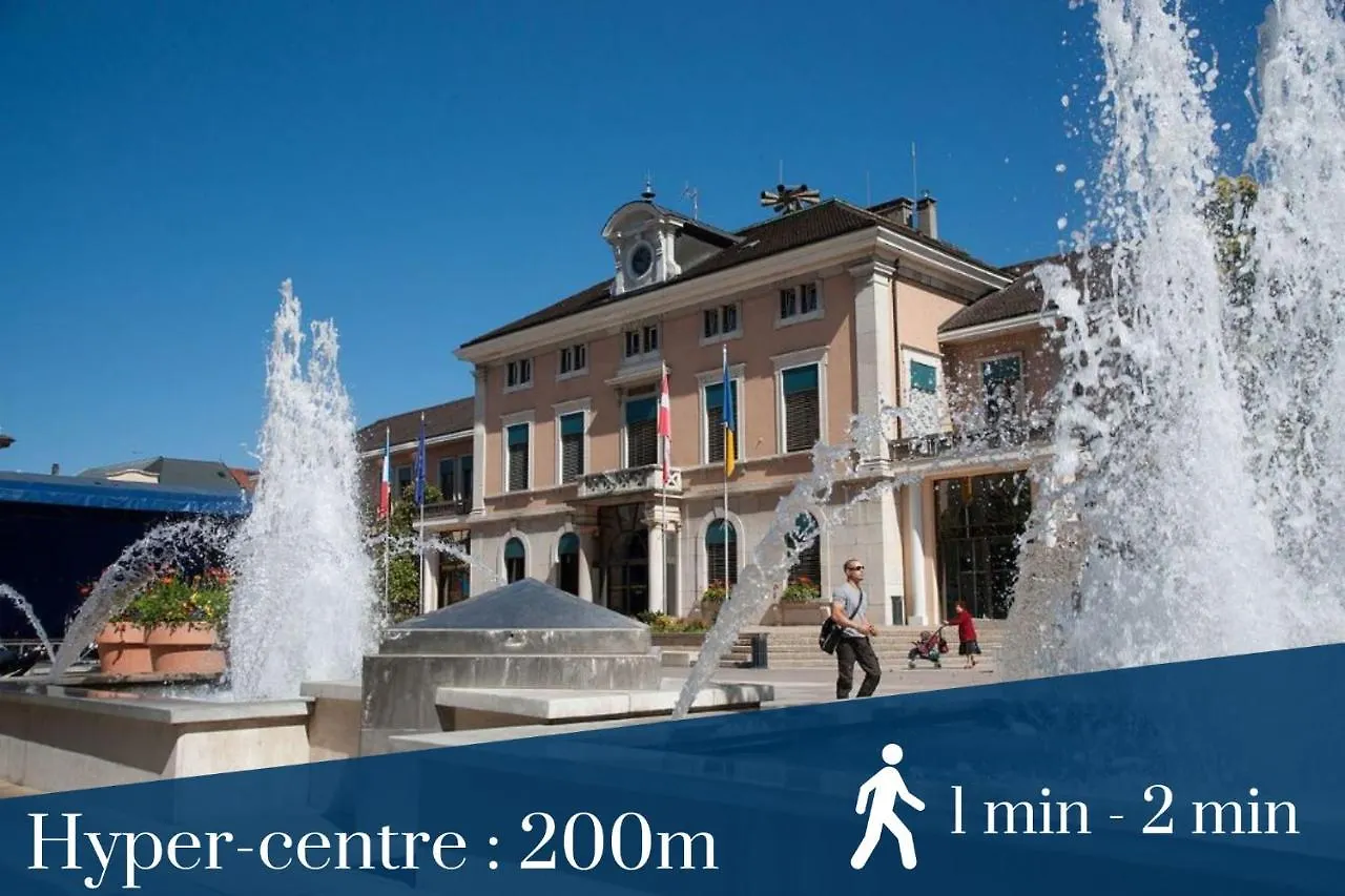 Appartement HOMEY CYCY - NEW / Free Parking / Hyper-centre / Proche Genève Annemasse France